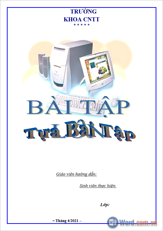 Tải các mẫu khung viền đẹp trong Word