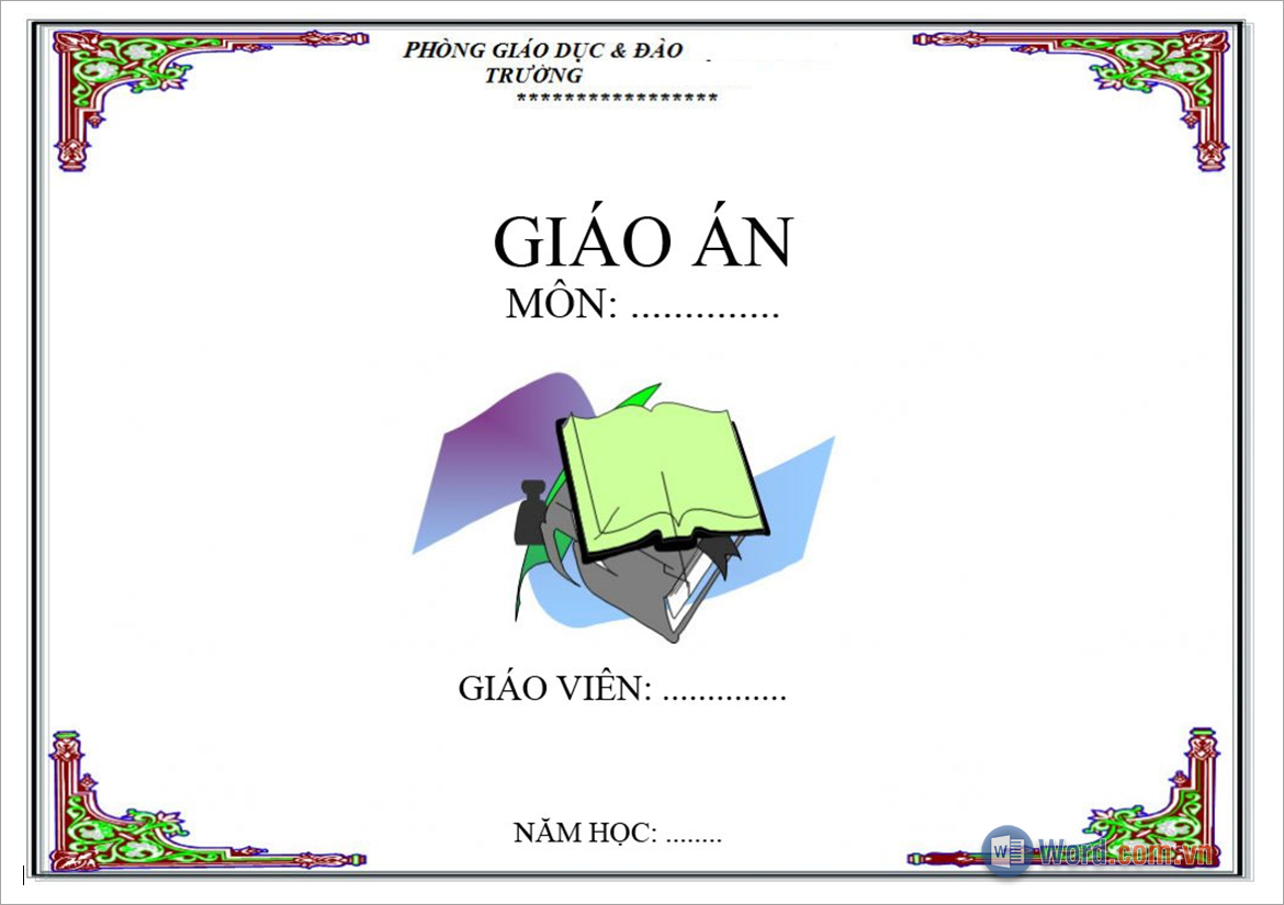 Những mẫu khung viền ngang đẹp trong Word