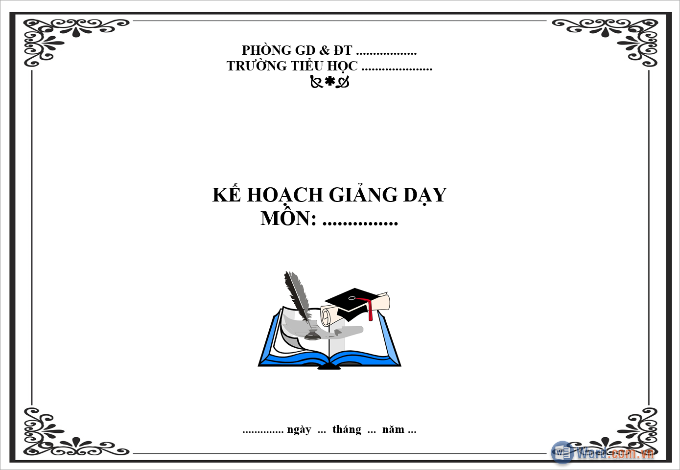 Tổng hợp những mẫu khung viền ngang đẹp nhất trong Word