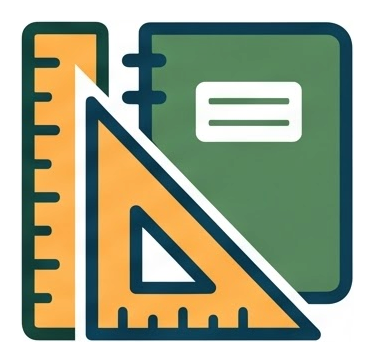 Logo giáo án dụng cụ hình học