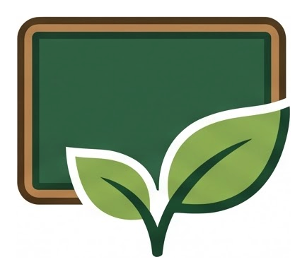Logo giáo án bảng xanh mầm lá