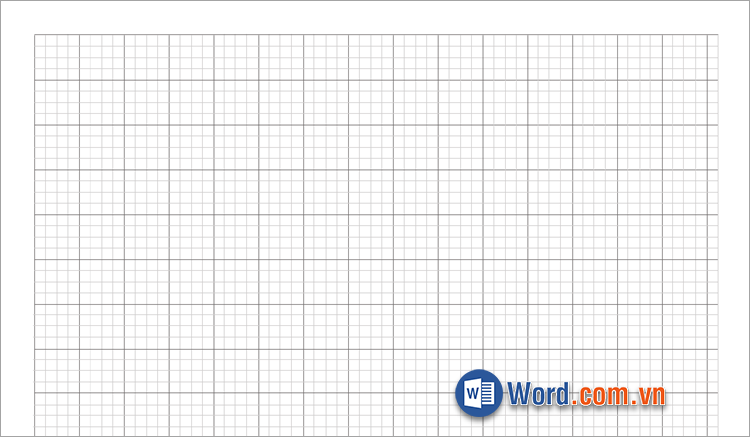 Mẫu giấy 4 ô ly chuẩn định dạng Word