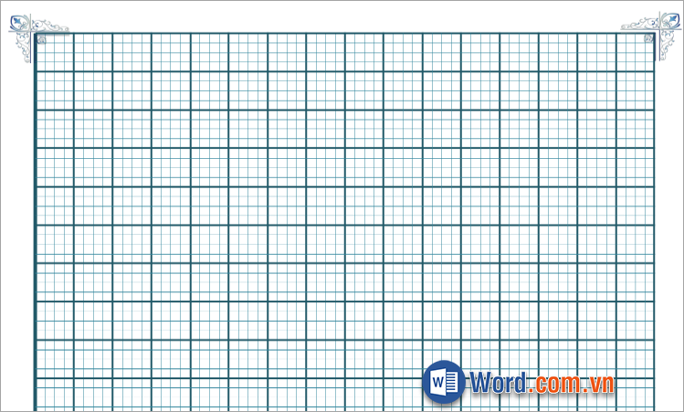 Mẫu giấy 4 ô ly luyện chữ đẹp file Word